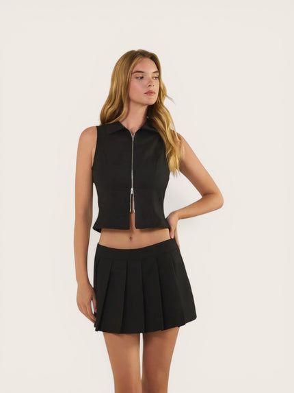 Kennedy Pleated Skirt