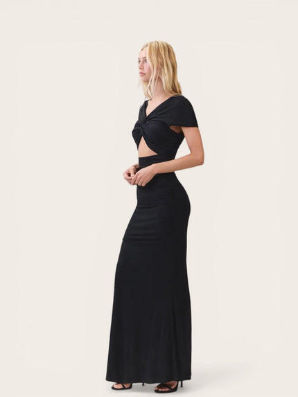 Twist Front Cut Out Maxi Dress