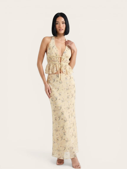 Isla Flora Midi Skirt