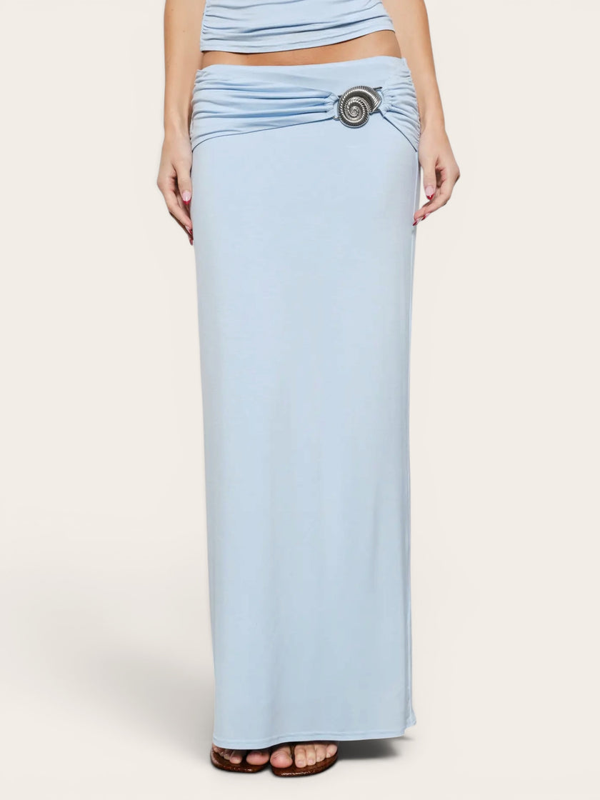 Luna Trim Maxi Skirt